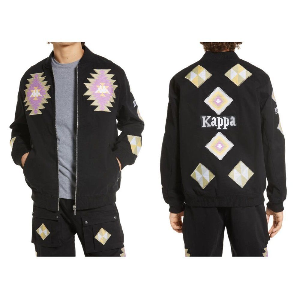 NWOT KAPPA Authentic Naran Twill Bomber Jacket (XL)